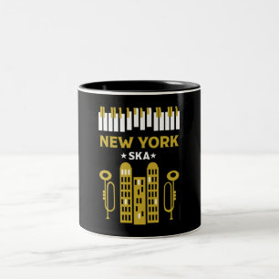 Ska Jazz Two-Tone Coffee Mug