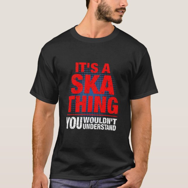 Ska Music Is Life Ska Reggae Punk Sco 1 T-Shirt (Front)