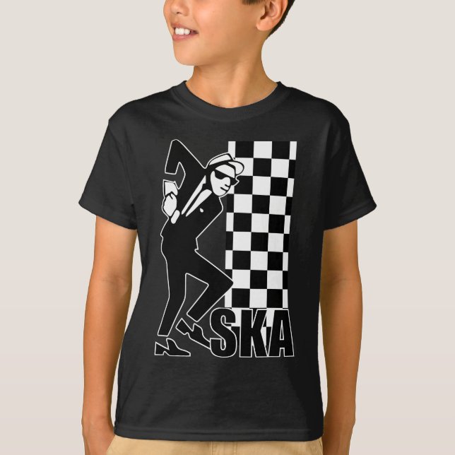 Ska Music T-Ska Music is life Ska Reggae T-Shirt (Front)
