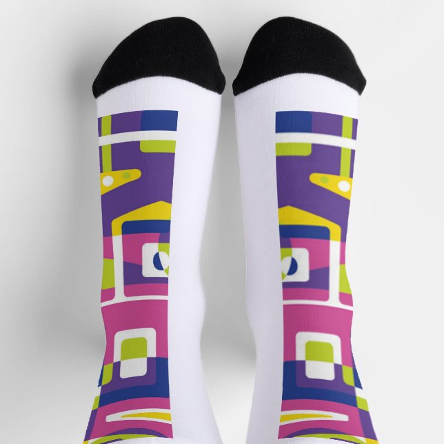 SKA_Shawnee.Kansas.Arts.BW Socks (Top)