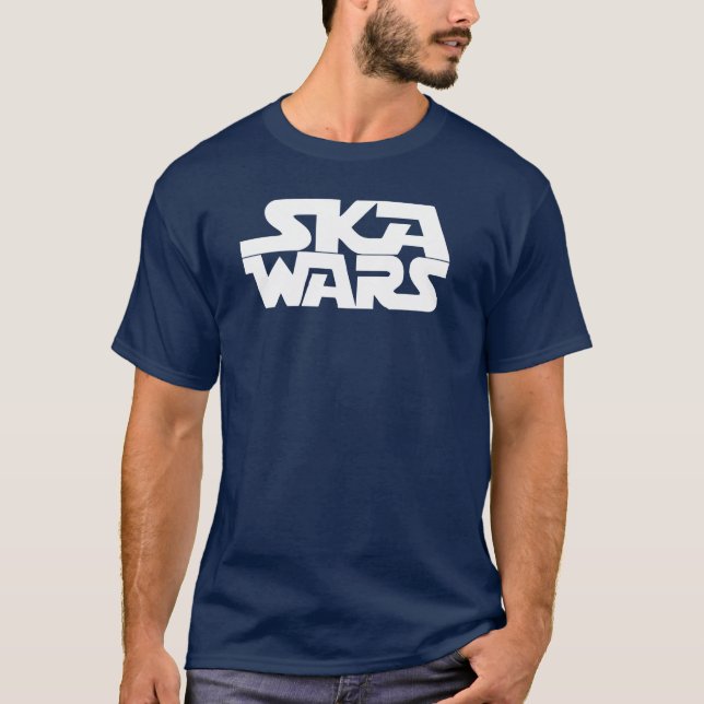 SKA WARS punk rock music band tee New girl (Front)