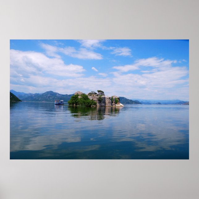 Skadar Lake in Montenegro Poster (Front)