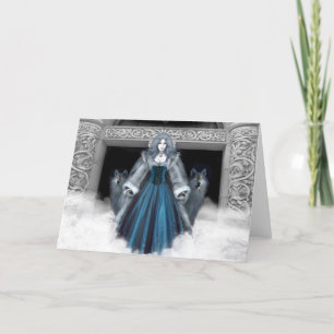 Skadi greeting card 1 by Nellis Eketorp