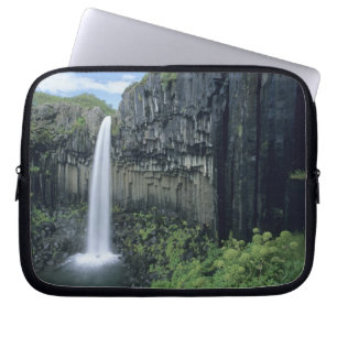 Skaftafell National Park, Svartifoss waterfall, Laptop Sleeve