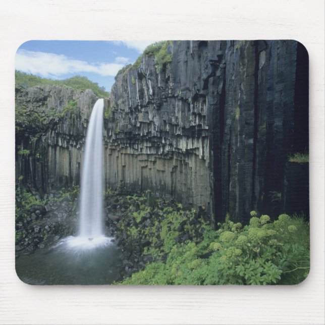 Skaftafell National Park, Svartifoss waterfall, Mouse Pad (Front)