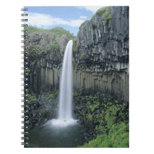 Skaftafell National Park, Svartifoss waterfall, Notebook