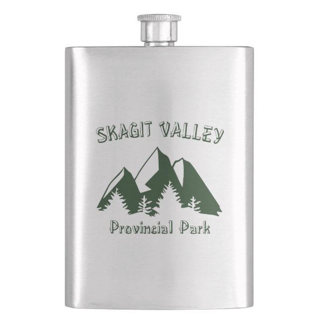 Skagit Valley Provincial Park Hip Flask (Front)