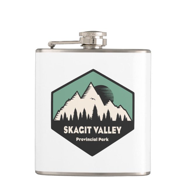 Skagit Valley Provincial Park Hip Flask (Front)
