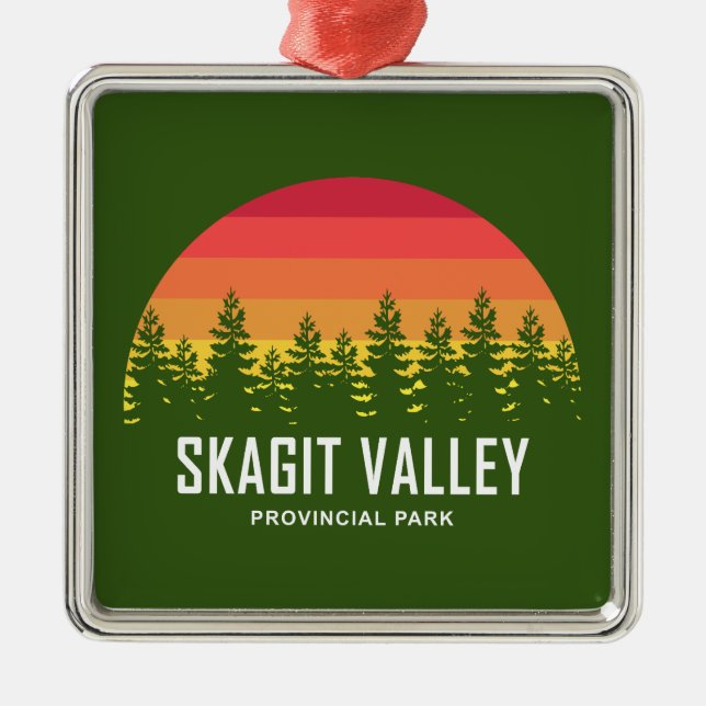 Skagit Valley Provincial Park Metal Ornament (Front)