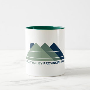Skagit Valley Provincial Park Mountain Sun Two-Tone Coffee Mug