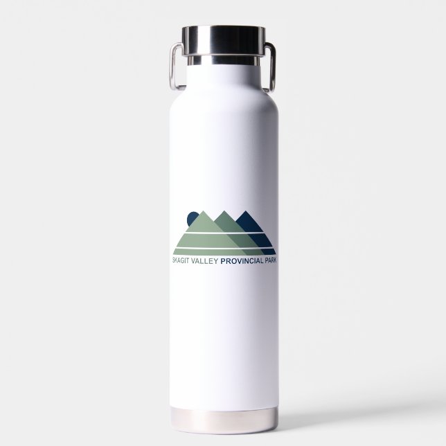 Skagit Valley Provincial Park Mountain Sun Water Bottle (Front)