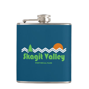Skagit Valley Provincial Park Retro Hip Flask