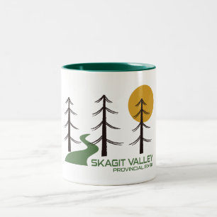 Skagit Valley Provincial Park Trail Two-Tone Coffee Mug