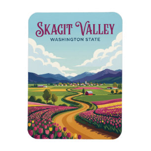 Skagit Valley USA Magnet