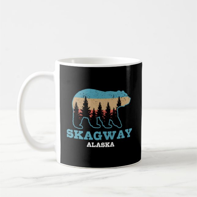 Skagway Alaska Grizzly Bear Nature Coffee Mug (Left)