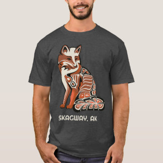 Skagway Alaska Native American Tribal Fox Haida St T-Shirt