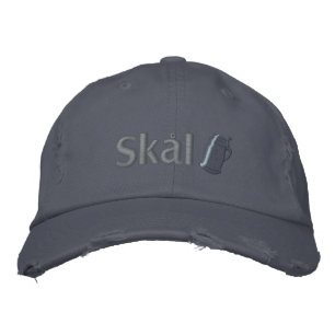 Skal! Scandinavian Toast Embroidered Hat