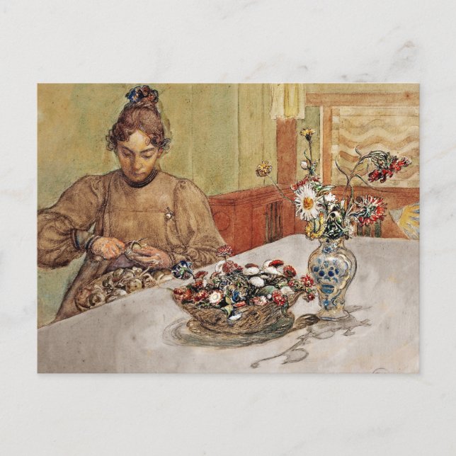 Skalande Applen peeling apples Postcard (Front)