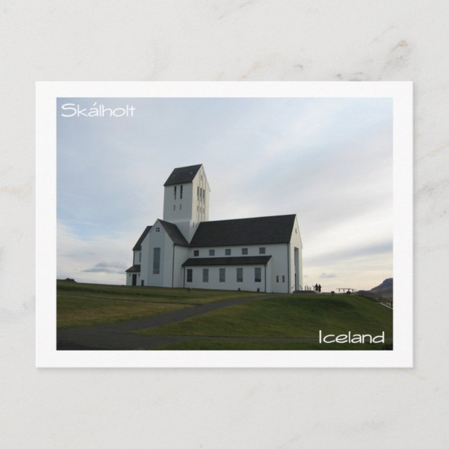 Skálholt Postcard (Front)