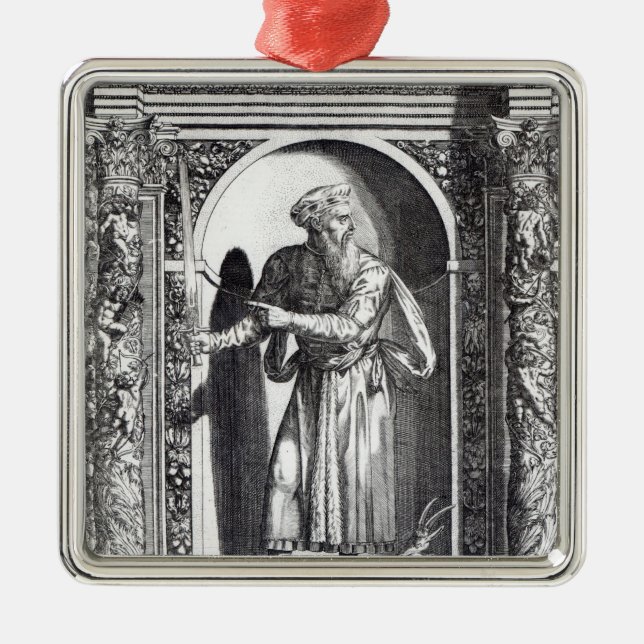 Skanderbeg Metal Ornament (Front)