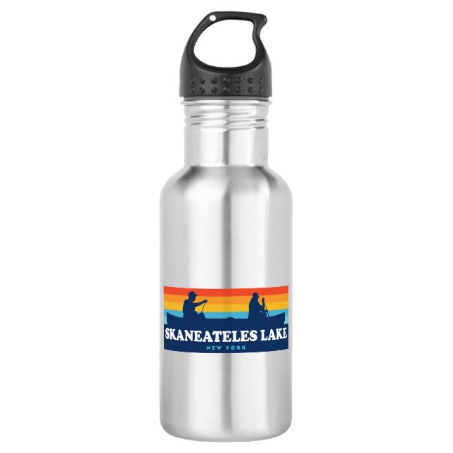 Skaneateles Lake New York Canoe 532 Ml Water Bottle (Front)