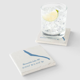 Skaneateles Lake, NY Marble Coaster