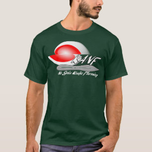 SKANF No Spin Knife throwing Design Logo T-Shirt