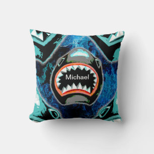 Skark Mania Funny Cartoon Illustration Cushion