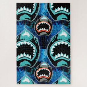 Skark Mania Funny Cartoon Illustration Jigsaw Puzzle