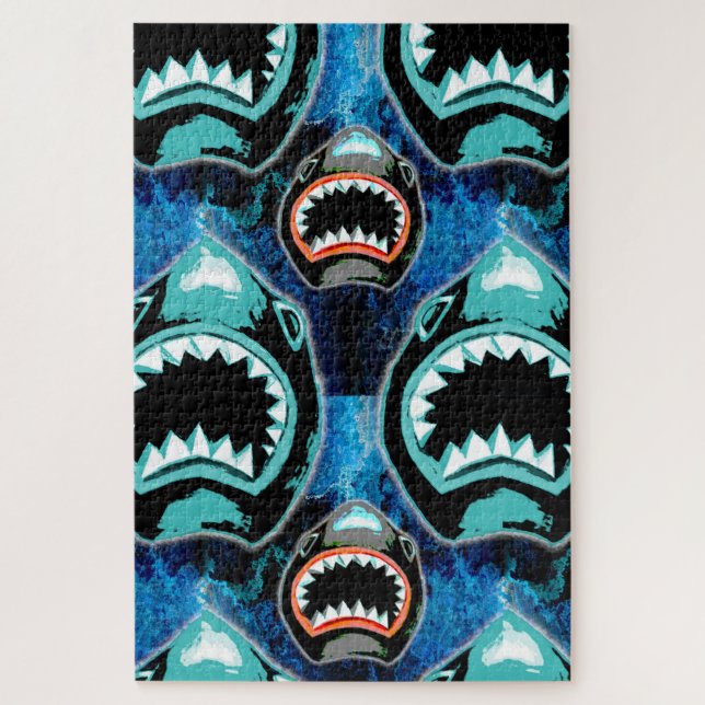 Skark Mania Funny Cartoon Illustration Jigsaw Puzzle (Vertical)