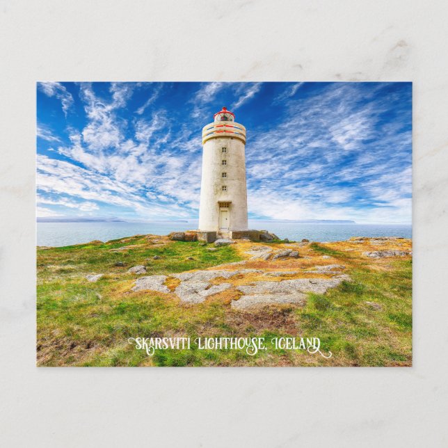 Skarsviti Lighthouse, Iceland Postcard (Front)
