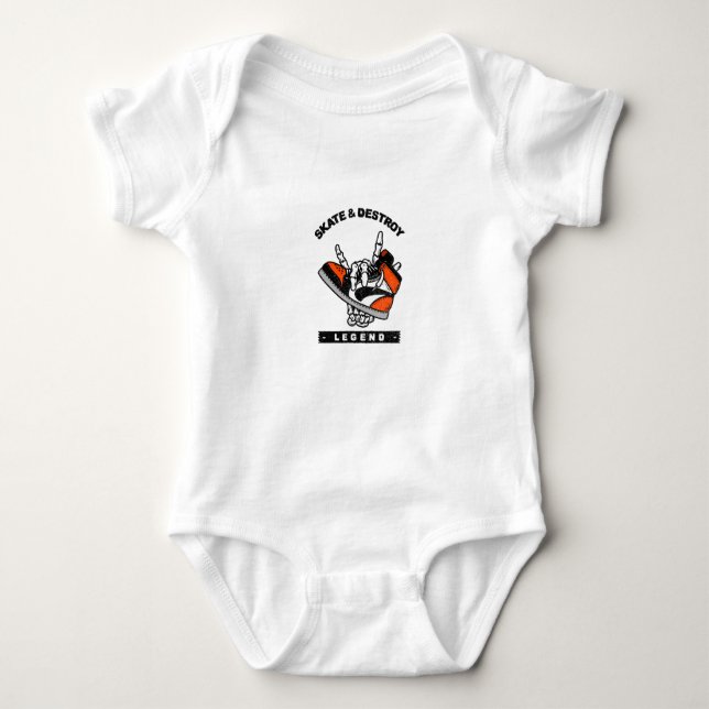 Skate And Destroy - Legend Skaters Baby Bodysuit (Front)