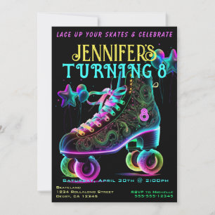 Skate Birthday Party Invitation