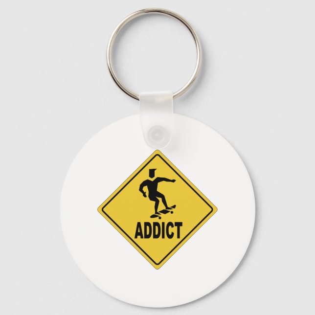 Skate Board 3 Key Ring (Front)