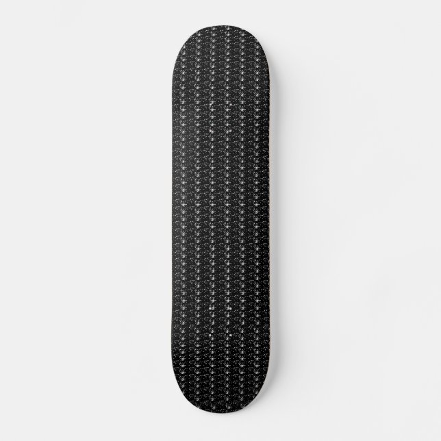 Skate Board Black Glitter (Front)