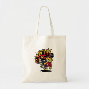 Skate Board Free Style Tote Bag