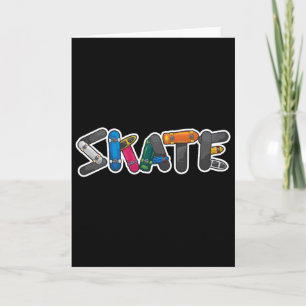 Skate Boys Skateboard Skateboarding Gift Boys Girl Card