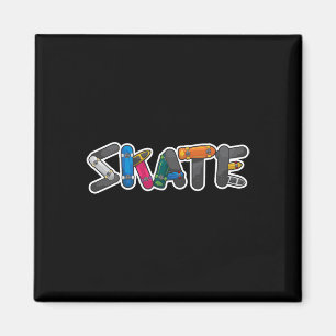 Skate Boys Skateboard Skateboarding Gift Boys Girl Magnet