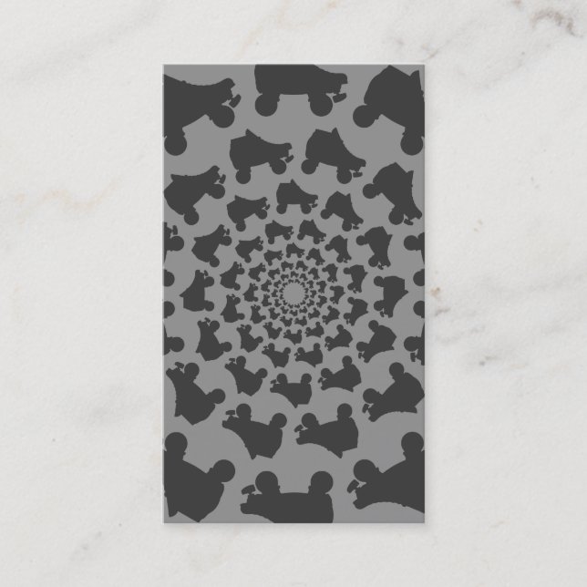 skate circle business card (Front)