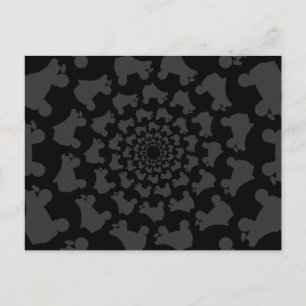 skate circle postcard