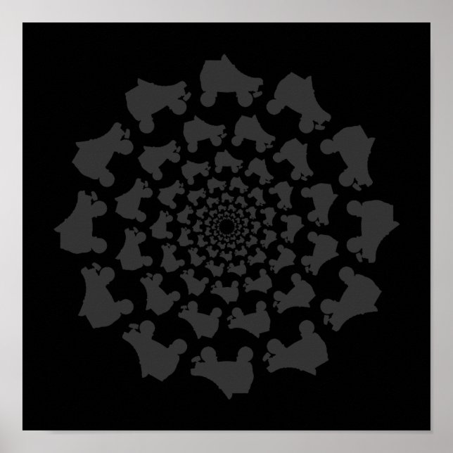 skate circle poster (Front)