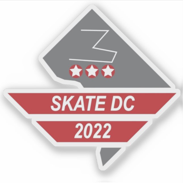 Skate DC 2022 Weekend Sticker (Front)