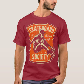 Skate For Life 1983 T Shirts for Men Boy Gift