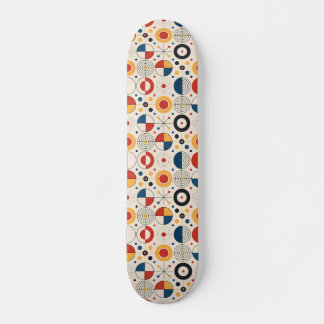 Skate geometric design skateboard