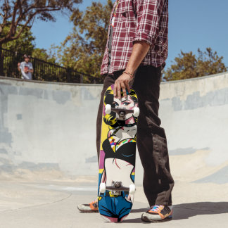 Skate Girl Pop Graphic Skateboard