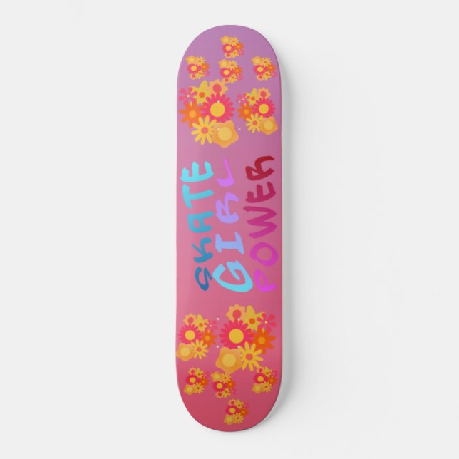Skate Girl Power Skateboard (Front)