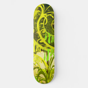 Skate Green Paint Skateboard