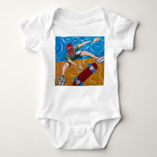 Skate Halfpipe Baby Bodysuit
