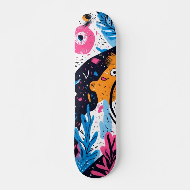 Skate in Style, Shine Bright Skateboard (Front)