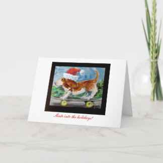 Skate into the Holiday's greeting card. Holiday Card